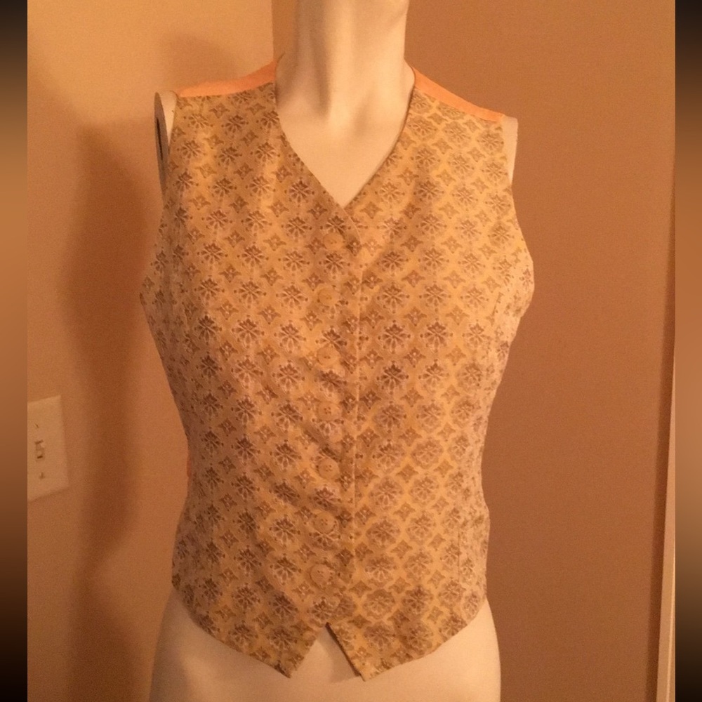Saks Fifth Avenue silk vest